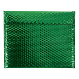 Office Depot Brand Glamour Bubble Mailers, 11inH x 13-3/4inW x 3/16inD, Green, Case Of 48 Mailers