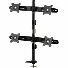 Load image into Gallery viewer, Amer Mounts Quad Monitor Grommet Mount Supports Flat Panel Sizes 15in to 24in AMR4P