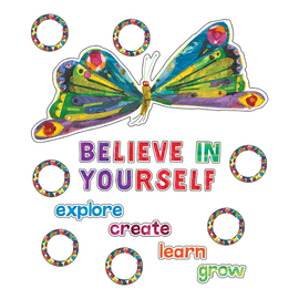 Carson-Dellosa Very Hungry Caterpillar Believe In Yourself Bulletin Board Set