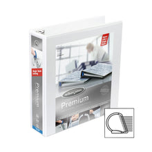Load image into Gallery viewer, Wilson Jones Premium Single-Touch Locking No-Gap View 3-Ring Binder, 2in D-Rings, 39% Recycled, White
