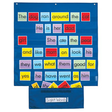 Load image into Gallery viewer, Playmonster Mid-Sized Pocket Chart, 28in x 28in, Blue, Pre-K - Grade 8