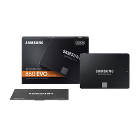 Samsung 860 EVO 250GB 2.5in Internal Solid State Drive, 512MB Cache, SATA III, MZ-76E250B/AM