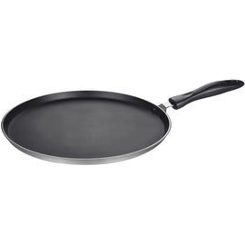 Brentwood BRG-2900 11.5in Aluminum Non-Stick Round Griddle Pan, Black - 1 Pieces - Cooking - Dishwasher Safe - 19in x 11.50in x 11.50in Griddle - Black, Silver - Polished Aluminum - Aluminum Body - Round