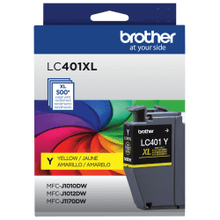 Load image into Gallery viewer, Brother LC401XL Yellow High-Yield Ink Cartridge, LC401XLY