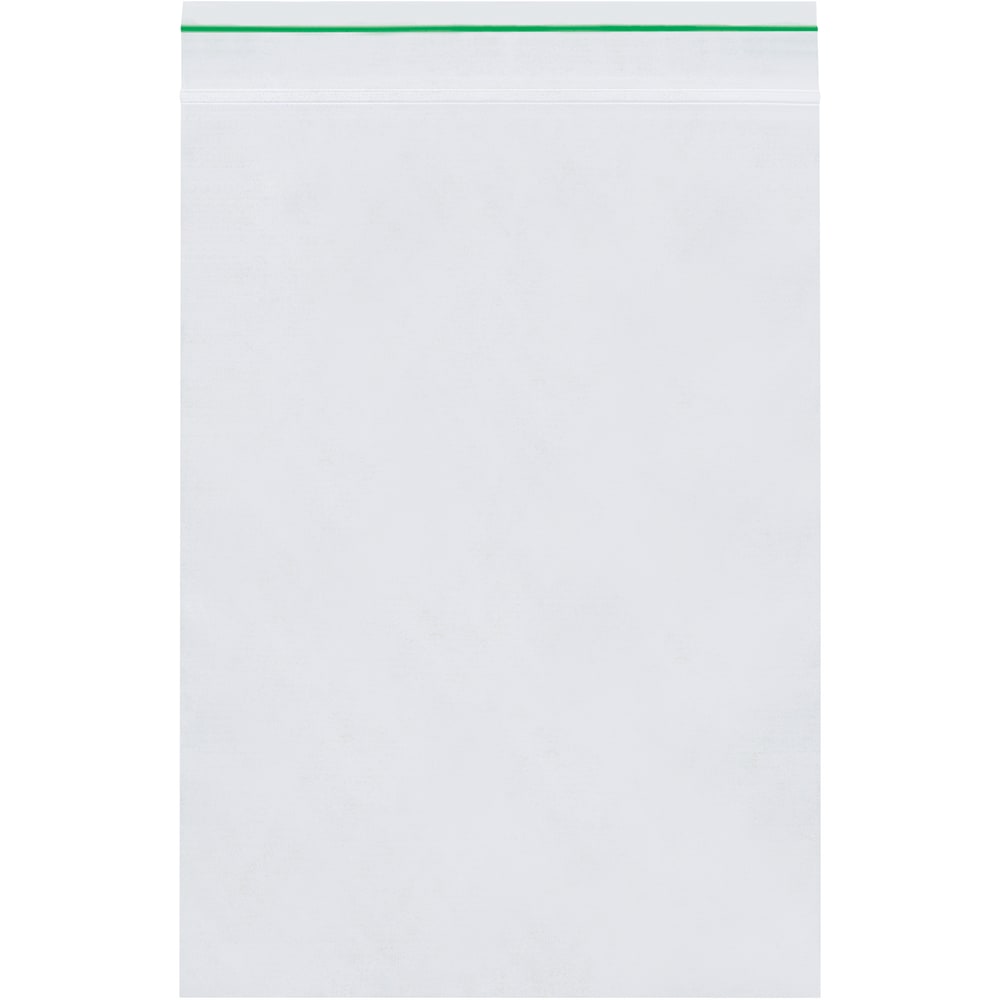Minigrip Reclosable GreenLine Bags 2 Mil, 6in x 9in, Box of 1000