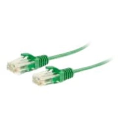 C2G 5ft Cat6 Snagless Unshielded (UTP) Slim Ethernet Network Patch Cable - Green - Patch cable - RJ-45 (M) to RJ-45 (M) - 5 ft - UTP - CAT 6 - molded, snagless - green