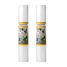 Load image into Gallery viewer, Duck 285778 Clear Classic EasyLiner Shelf And Drawer Liner, 20in x 24ft, Pack Of 2 Rolls