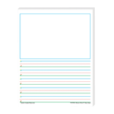 Teacher Created Resources Smart Start 1-2 Story Filler Paper, 11in x 8 1/2in, 100 Sheets (200 pages), Pack Of 4