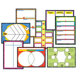 Carson-Dellosa Curriculum Bulletin Board Set: Graphic Organizers
