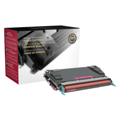 Clover Imaging Group Remanufactured Magenta Toner Cartridge Replacement For Lexmark C734, ODC734M