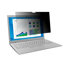 Load image into Gallery viewer, 3M Frameless Black Privacy Filter for Touch-Screen Laptop, 14in, Reduces Blue Light, TF140W9B