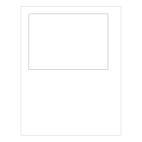 Office Depot Brand Integrated Labels, IL310, Rectangle, 6-3/4in x 4-3/4in, White, Pack Of 100 Labels