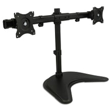 Load image into Gallery viewer, Mount-It! Dual Monitor Desk Stand, Black, MI-1781
