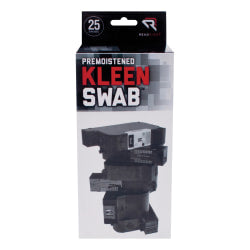 Advantus KleenSwab Read/Right Cleaning Swabs, Case Of 25