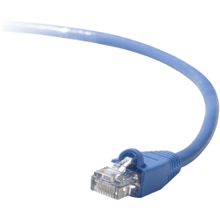 Load image into Gallery viewer, Belkin RJ45 CAT-5e Patch Cable, Snagless Molded Blue 03 - 3 ft Category 5e Network Cable for Network Device, MacBook Air, MacBook Pro - First End: 1 x RJ-45 Network - Male - Second End: 1 x RJ-45 Network - Male - 100 Mbit/s - Patch Cable