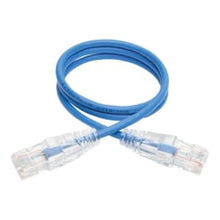 Load image into Gallery viewer, Tripp Lite 2ft Cat6 Gigabit Snagless Molded Slim UTP Patch Cable RJ45 M/M Blue 2ft - First End: 1 x RJ-45 Male Network - Second End: 1 x RJ-45 Male Network - 1 Gbit/s - Patch Cable - 28 AWG - Blue
