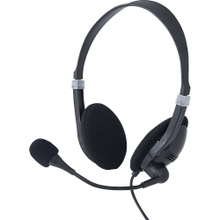 Load image into Gallery viewer, Verbatim Stereo Headset with Microphone and In-Line Remote - Stereo - USB Type A - Wired - 32 Ohm - 20 Hz - 20 kHz - Over-the-head - Binaural - Circumaural - 6.56 ft Cable - Omni-directional Microphone