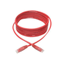 Load image into Gallery viewer, Tripp Lite Cat6 Cat5e Gigabit Molded Patch Cable RJ45 M/M 550MHz Red 10ft 10ft - 1 x RJ-45 Male Network - Gold Plated Contact - Red