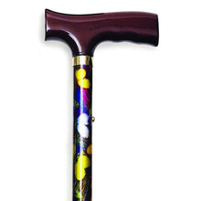 Load image into Gallery viewer, Alex Orthopedic Folding Travel Cane, 36in-37in, Fritz Handle, Butterfly