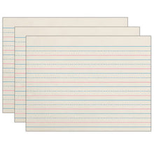 Load image into Gallery viewer, Pacon Zaner-Bloser Grade K Newsprint Handwriting Paper, 10-1/2in x 8in, Ruled, 500 Sheets Per Pack, Set Of 3 Packs