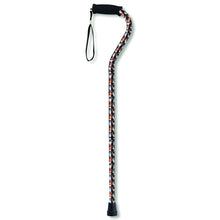 Load image into Gallery viewer, Alex Orthopedic Offset Handle Aluminum Cane, 31in-40in, Cats