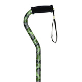 Alex Orthopedic Offset Handle Aluminum Cane, 31in-40in, Camoflauge