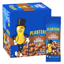 Load image into Gallery viewer, Planters Nut Pouches, Smoked Almonds, 1.5 Oz, Box Of 18