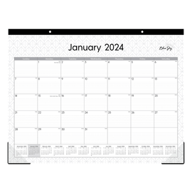 2024 Blue Sky Enterprise Monthly Desk Pad Calendar, 22in x 17in, January to December 2024, 111294