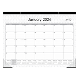 2024 Blue Sky Enterprise Monthly Desk Pad Calendar, 22in x 17in, January to December 2024, 111294