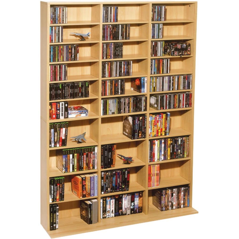 Atlantic Oskar 1080 Media Cabinet, Maple Finish