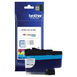 Brother LC3039 Cyan Ultra-High-Yield Ink Cartridge, LC3039C
