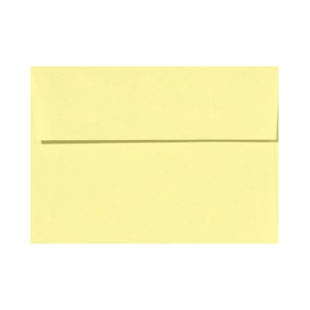 LUX Invitation Envelopes, A2, Peel & Press Closure, Lemonade Yellow, Pack Of 500