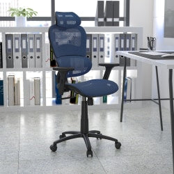 Flash Furniture LO Ergonomic Mesh High-Back Office Chair, Blue