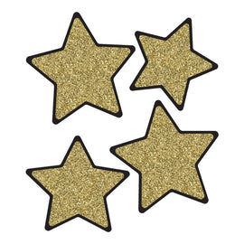 Carson-Dellosa Sparkle And Shine Stars Cut-Outs, Gold Glitter, Pack Of 36 Cut-Outs