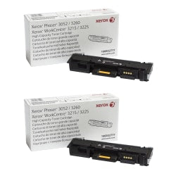 Xerox 106R02777 Black High Yield Toner Cartridges, Pack Of 2
