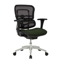 Load image into Gallery viewer, WorkPro 12000 Series Ergonomic Mesh/Premium Fabric Mid-Back Chair, Black/Olive, BIFMA Compliant