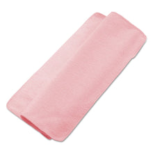 Load image into Gallery viewer, Boardwalk Lightweight Microfiber Cleaning Cloths, 16in x 16in, Pink, Pack Of 24 Cloths
