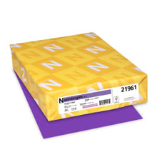 Load image into Gallery viewer, Astrobrights Color Multi-Use Printer &amp; Copy Paper, 1 Ream, Gravity Grape, Letter (8.5in x 11in), 500 Sheets Per Ream, 24 Lb, 94 Brightness