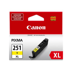 Canon CLI-251XL Yellow High-Yield Ink Tank, CLI-251Y XL