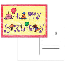 Load image into Gallery viewer, Top Notch Teacher Products Happy Birthday Postcards, 4 1/2in x 6in, Multicolor, 30 Postcards Per Pack, Bundle Of 12 Packs