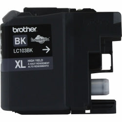 Brother LC103 Black High-Yield Ink Cartridge, LC103BK