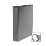 Sparco View 3-Ring Binder, 1 1/2in D-Rings, 78% Recycled, Black