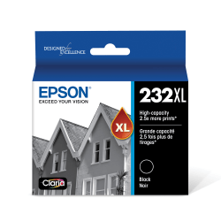 Epson Claria T232XL Black High-Yield Ink Cartridge, T232XL120-S