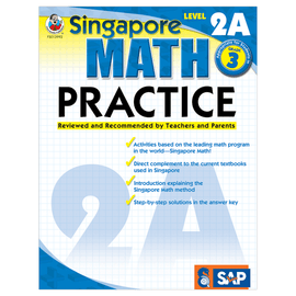 Carson-Dellosa Singapore Math Practice, Level 2A, Grade 3