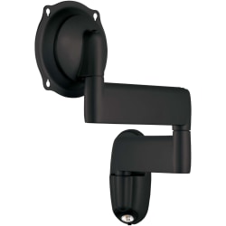 Chief JWDIWVB - Mounting component (dual swing arm) - for flat panel - black - screen size: up to 40in - in-wall mounted