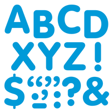 Load image into Gallery viewer, TREND STICK-EZE Stick-On Letters, 2in, Blue, Pack Of 107