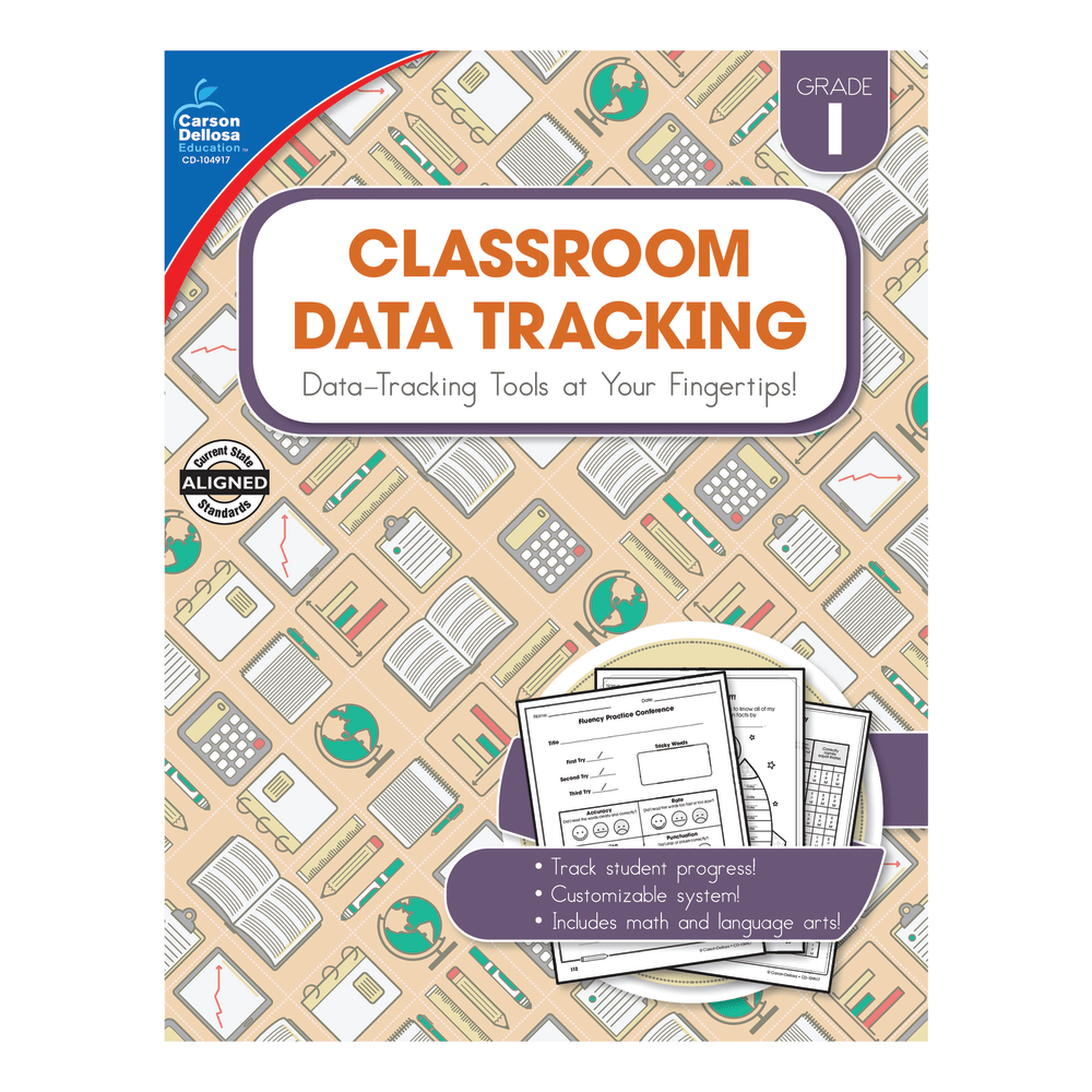 Carson-Dellosa Classroom Data Tracking Resource Book, Grade 1