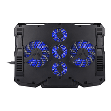 Load image into Gallery viewer, ENHANCE Cryogen - Notebook cooling pad - 17in - black with blue accents