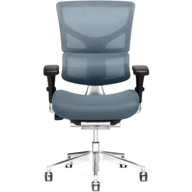 X-Chair X3 Wide Ergonomic Fabric High-Back Task Chair, Gray