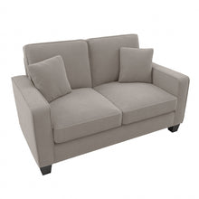 Load image into Gallery viewer, Bush Furniture Stockton 61inW Loveseat, Beige Herringbone, Standard Delivery